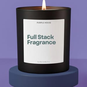Full Stack Developer Gift For Coder Gift For Software Engineer Gift Candle For Programmer Gift For Husband For Birthday and Christmas gift