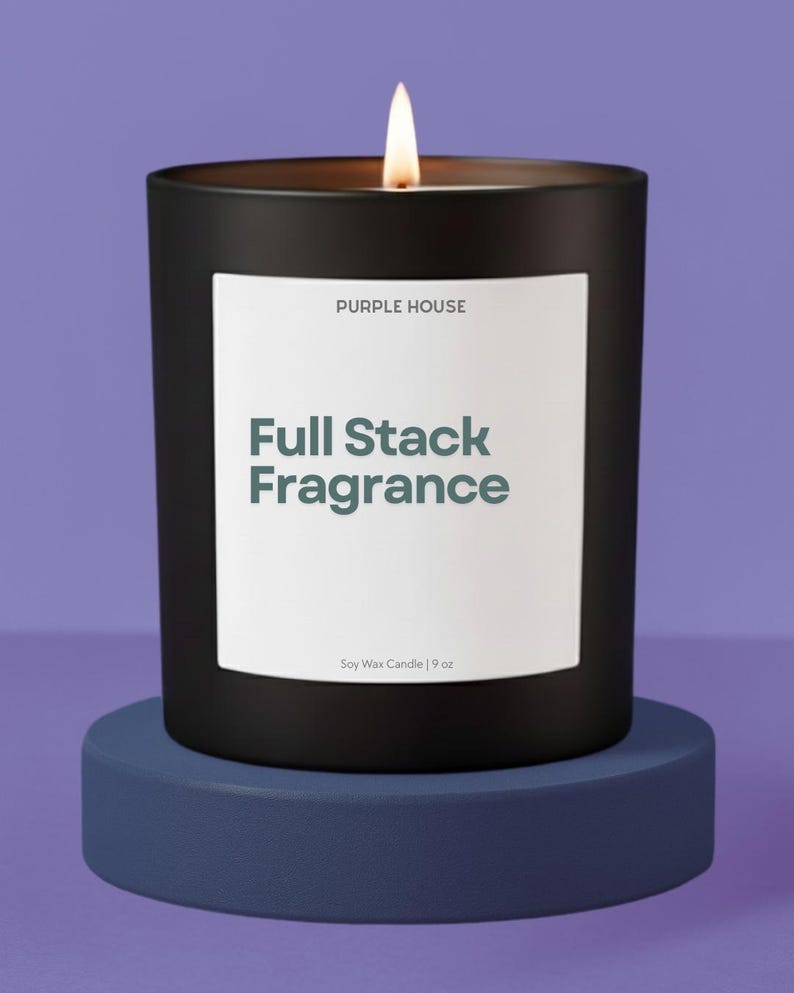 Full Stack Developer Gift For Coder Gift For Software Engineer Gift Candle For Programmer Gift For Husband For Birthday and Christmas gift immagine 1