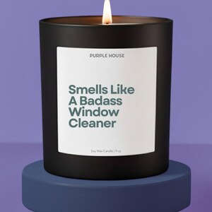 Window Cleaner Gift Candle Gift For Husband For Birthday and Christmas Gift