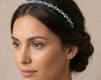 Diadema de cristal hecha a mano – accesorio elegante para el cabello para bodas, fiestas y ocasiones especiales