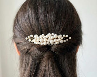 Braut Haarkamm Perlen Draht Haar Kamm Haarschmuck