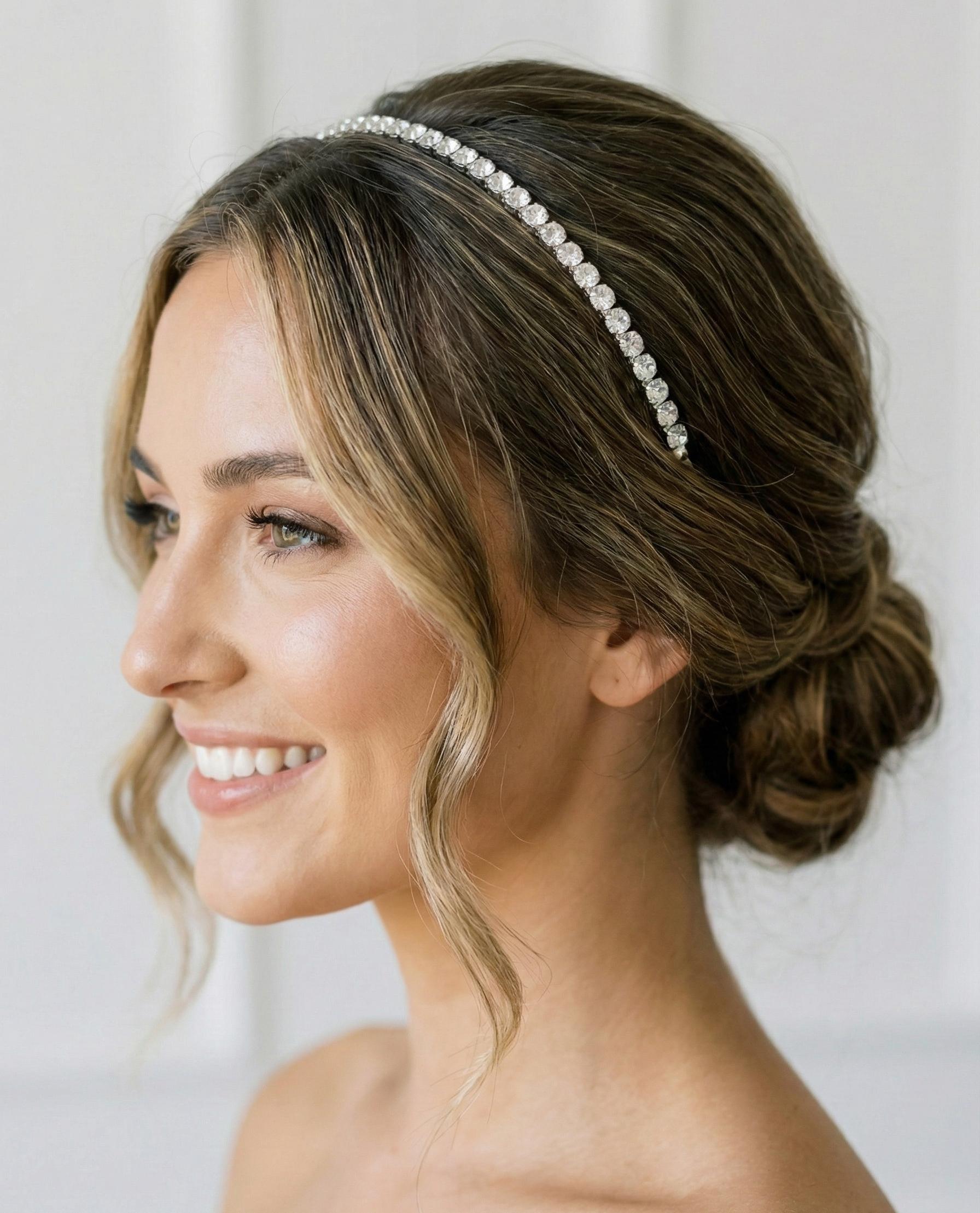 Cerchietti Da Sposa Cerchietto Da Sposa Con Perle E Cristalli: Gioielli Per Capelli Da Sposa In Oro Rosa - Italia Cerchietti Eleganti Da Sposa