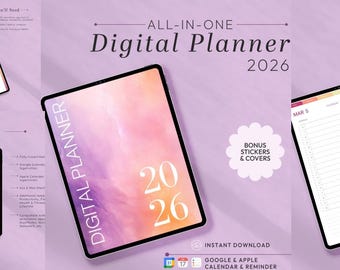 All-in-One-Planer 2026: Ziele, Wohlbefinden, Finanzen & Produktivität