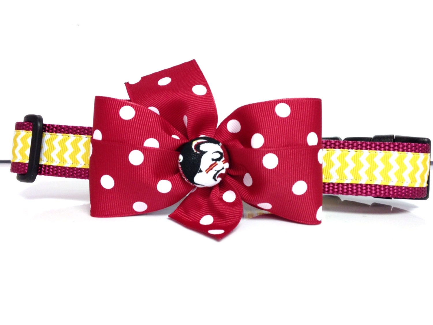Dog Collar FSU Chevron Etsy