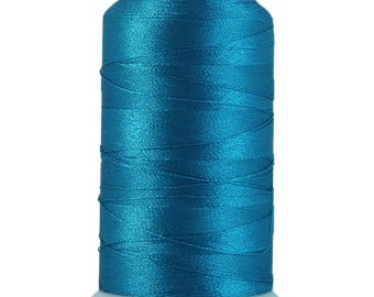 No. 275 (Bright Turquoise) 1000m Polyester Spool of Embroidery Machine Thread