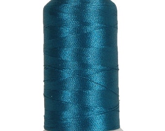 No. 470 (Dark Turquoise) 1000m Polyester Spool of Embroidery Machine Thread