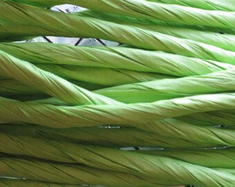 10 Yards of Lime Twisted Paper Cord/Ribbon