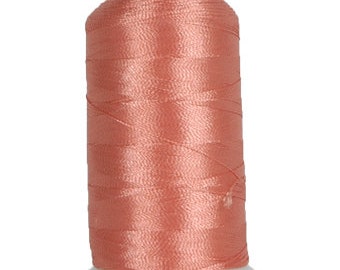 No. 109 (Peach) 1000m Polyester Spool of Embroidery Machine Thread