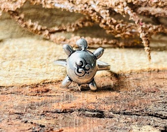 Schildkröte Silber Ring | Silber Ring | Om Silber Ring |