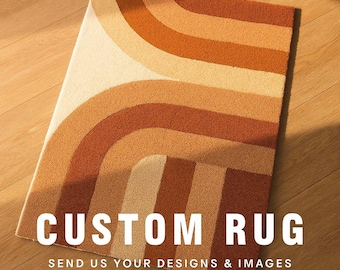 Hand getuftet benutzerdefinierte Teppich | Personalisierter Name, Logo oder Design