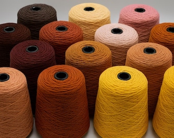 500g/1.1lbs Neuseeländische 2-fädige Schurwolle Tufting Teppich Strick-Häkeldecke