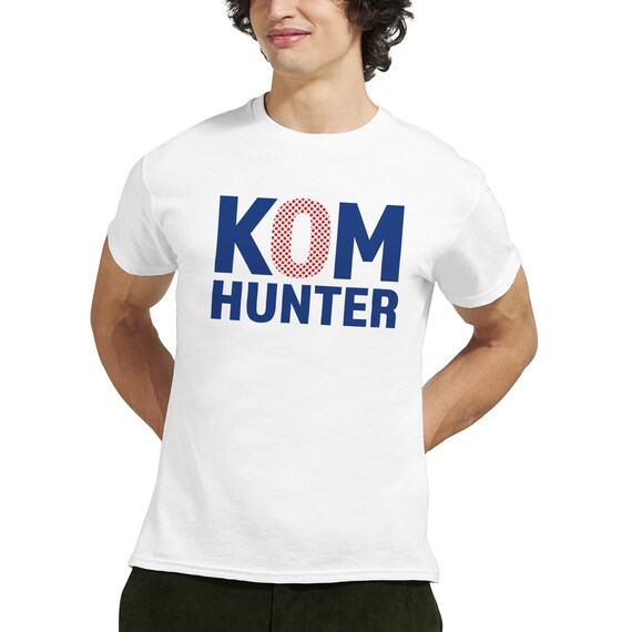 KOM Hunter T-Shirt: Strava Cycling Gift - Tour de France Inspired