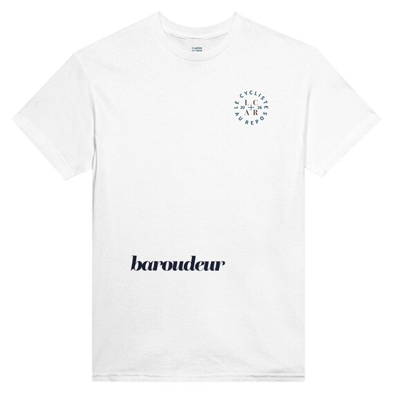 Baroudeur Cycling T-Shirt, Breakaway Rider Tee, Road Cyclist Gift