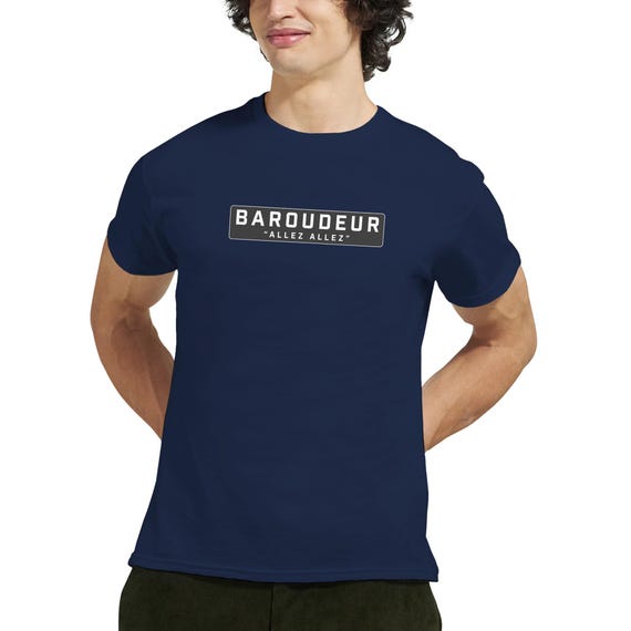 Baroudeur Cycling T-Shirt: Allez Allez, Cyclist Gift