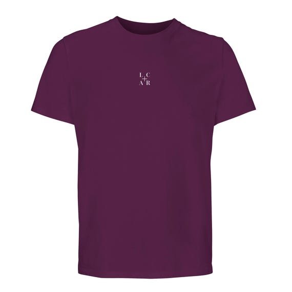 Minimalist Organic Cotton Cycling T-Shirt, Sustainable Cyclist Tee,