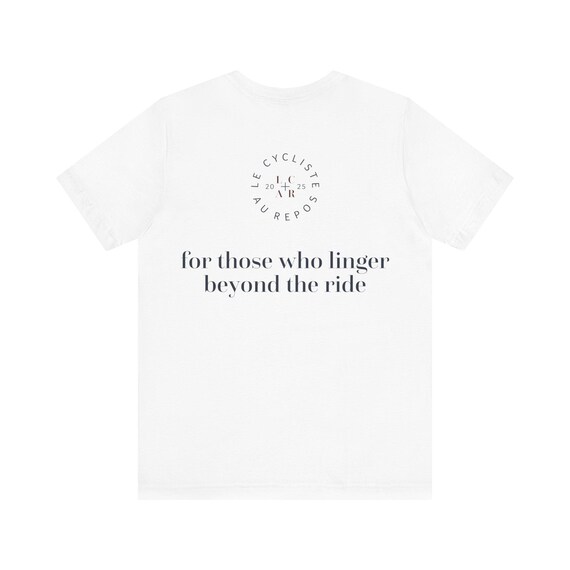 Cyclist T-Shirt, Cafe Stop Tee, Socialise Shirt, Bike Lover Gift, Unisex Jersey