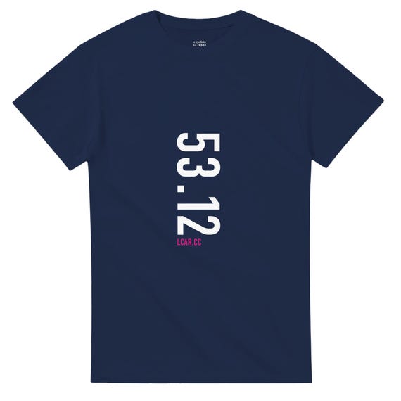 53-12 Road Cycling T-Shirt, Road Bike Gear Tee,