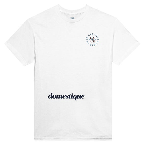 Domestique Cycling T-Shirt, Road Cycling Tee, Peloton Rider Apparel