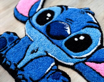 Tappeto fatto a mano con punto croce – Tappeto trapuntato – Decorazione kawaii per la stanza – Regalo originale