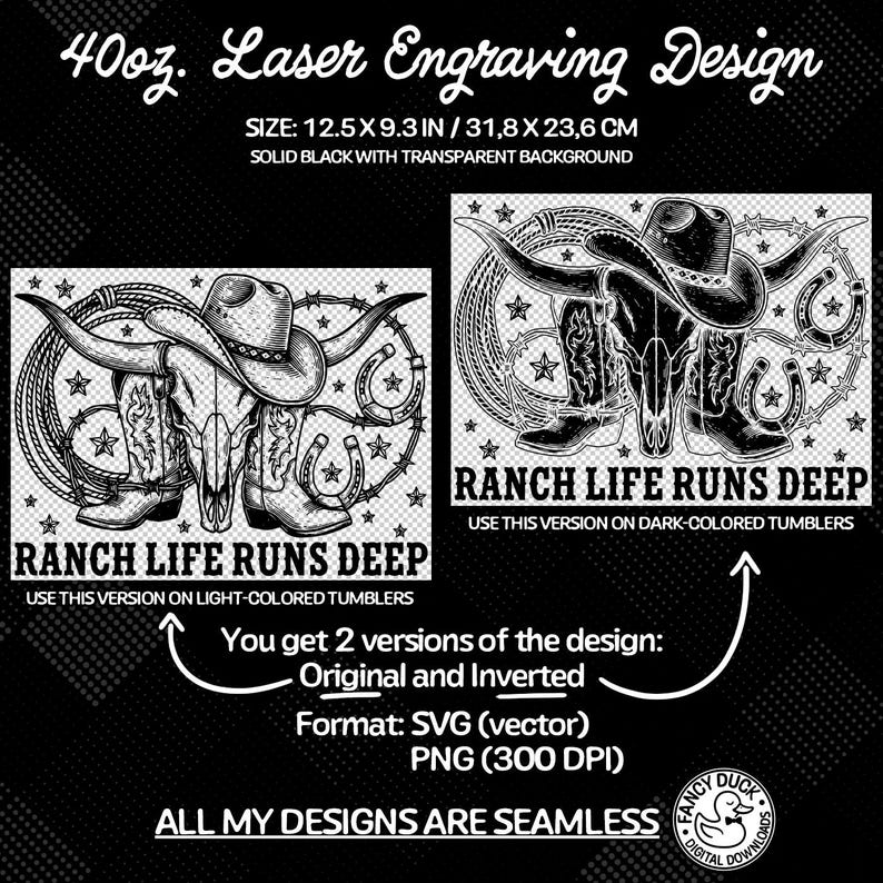 Cowboy Aesthetics Tumbler Wrap SVG, Westerner Laser Engraving File 40oz ...