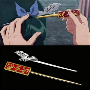 Forcina per capelli Kawaii Anime Girl Maomao, accessorio per capelli, forcine per capelli, bastoncino, kanzashi, accessorio per cosplay