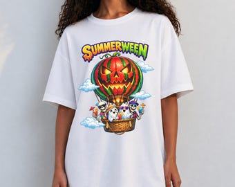 Summerween Shirt, Spooky Summer Halloween Tee, Summerween Tank Top, Matching Family Halloween Shirt, Unisex Gift for Kids Adults