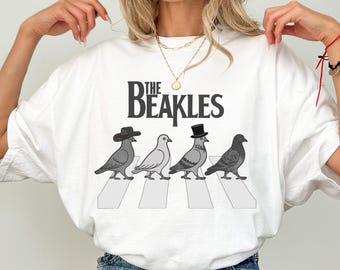 Funny Pigeons Shirt Cute Bird Parody Tank Top Pigeon Band Tee Pigeons Sweatshirt & Hoodie Animal Lover T-Shirt  Bird Lover Gift