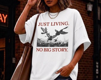 Pigeon Unisex Shirt Pigeon Sweatshirt Pigeon Hoodie Bird Lover Gift Philosophy Gift Animal Print T-Shirt