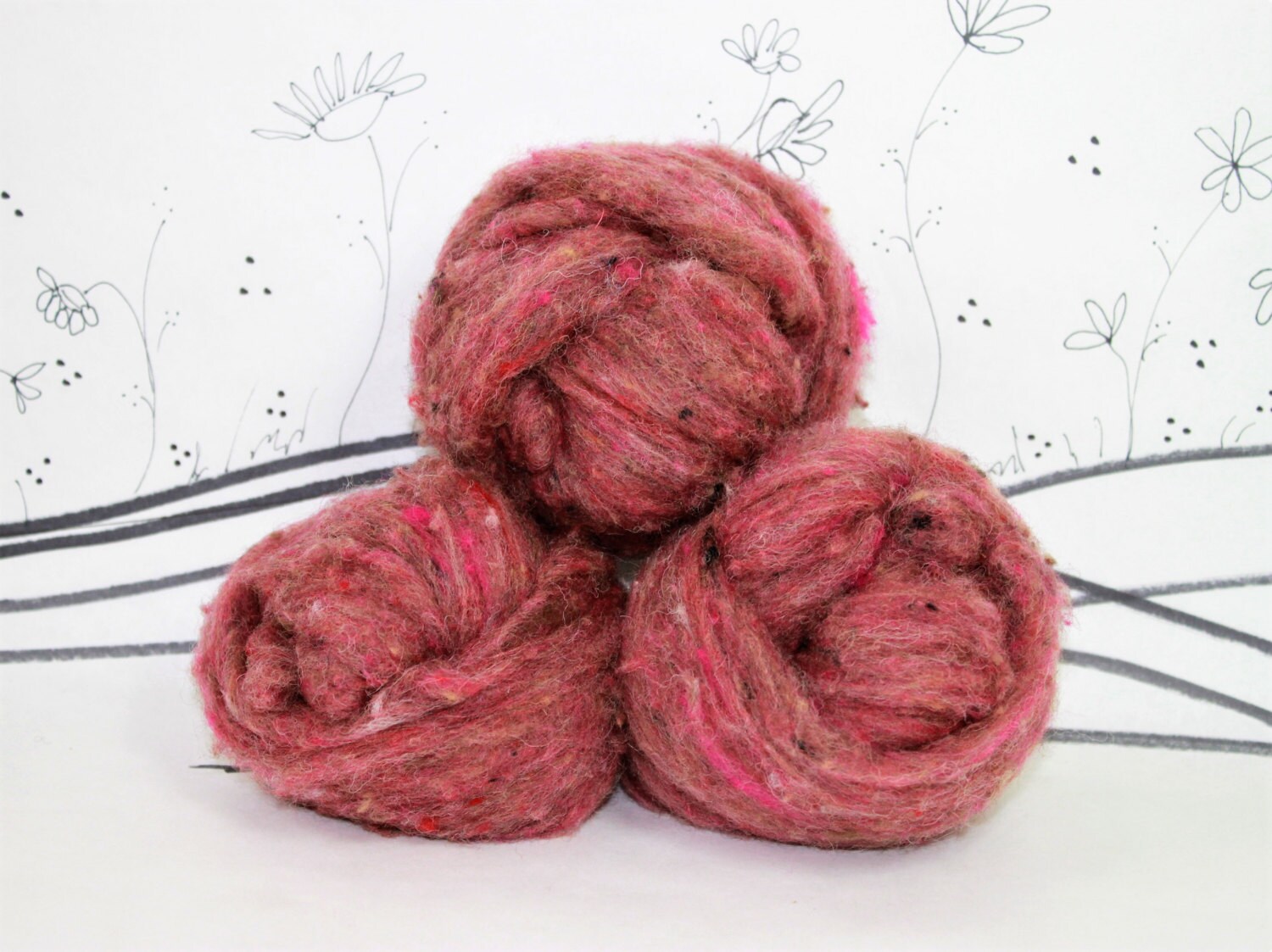 Needle Felting Wool Batting in Adobe Wool Batting Roving Etsy
