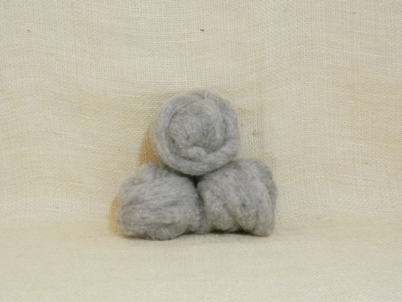 Needle Felting Wool Batting in Silver Mist Wool Batting Etsy