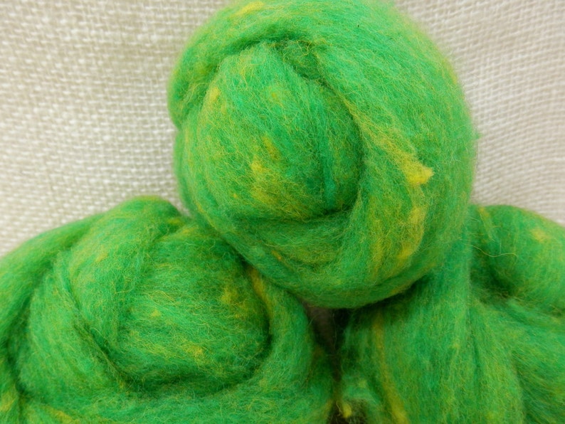 Needle Felting Wool Batting in Kiwi Wool Batting Roving Etsy
