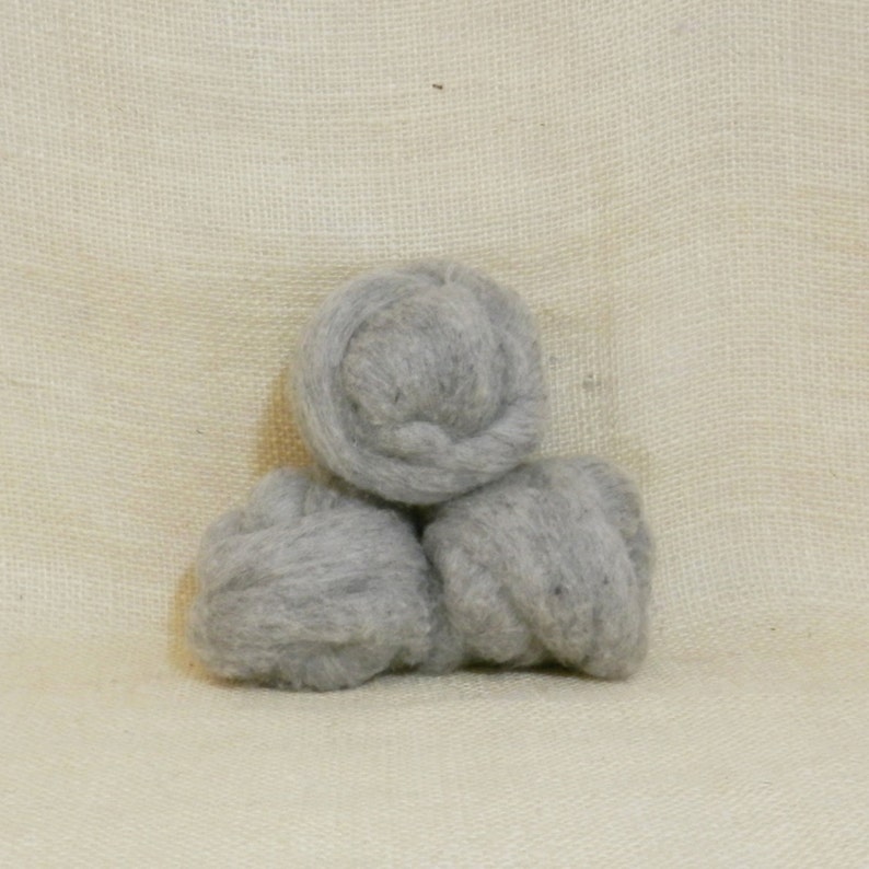 Needle Felting Wool Batting in Silver Mist Wool Batting Etsy