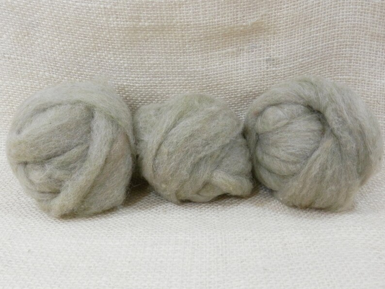 Needle felting wool batting in Pebble wool batting roving Etsy