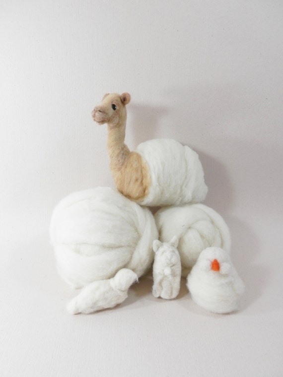 Needle Felting Core Wool Roving Bulk Natural Wool Wool - Etsy