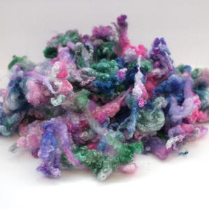 Wool Locks from Local Western NC sheep, Meadow, hand dyed locks for spinning yarn, accents to add in fiber arts, great for felting, 2 oz