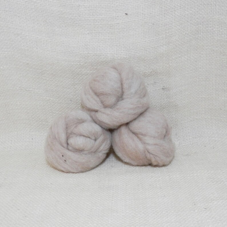Needle Felting Wool Batting in Sand Wool Batting Roving Etsy