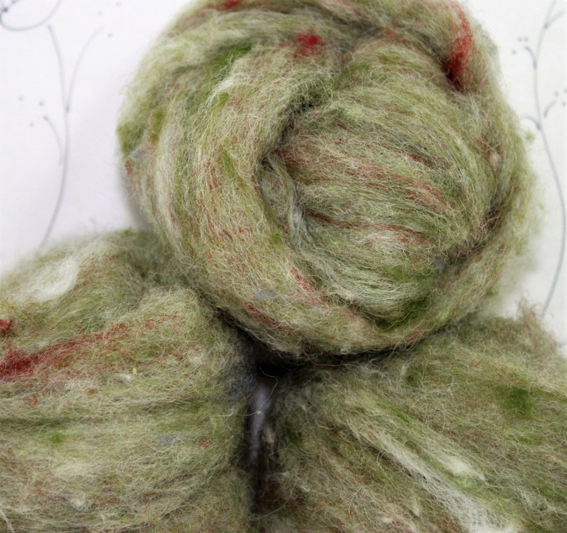 Needle Felting Wool Batting in Jade Wool Batting Roving Etsy