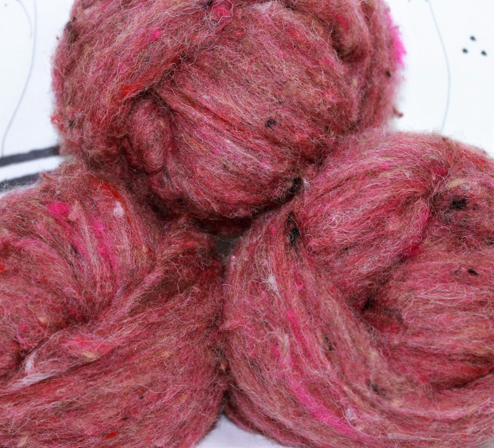 Needle felting wool batting in Adobe wool batting roving Etsy