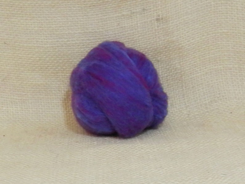Needle felting wool batting in Violet wool batting roving Etsy