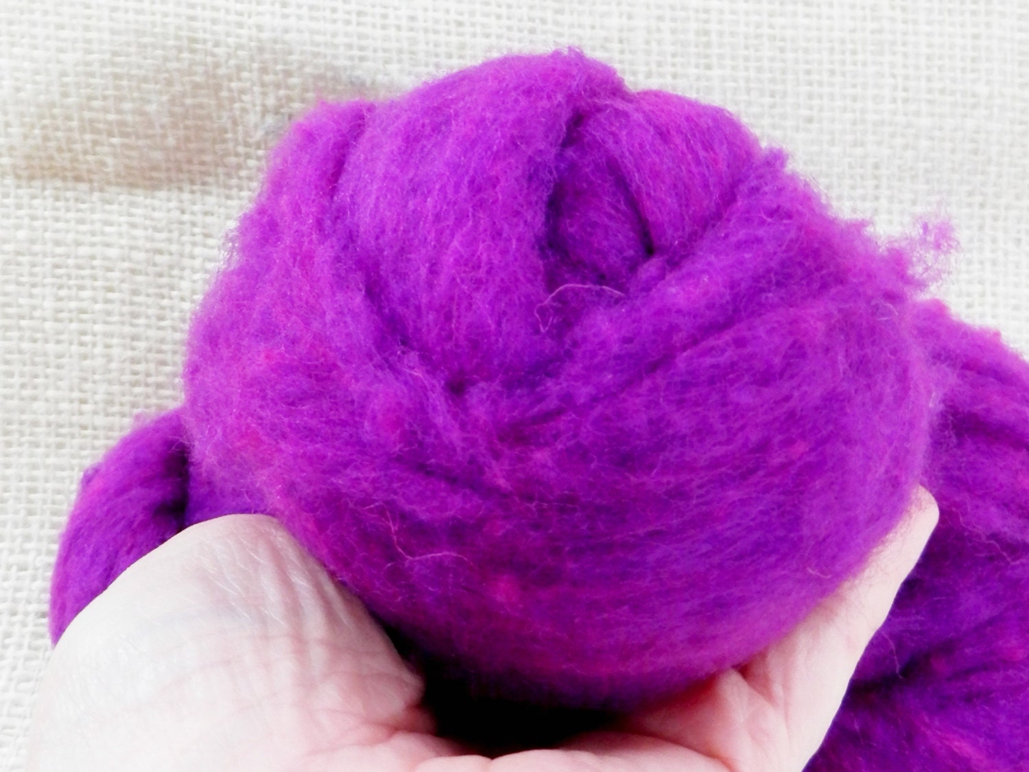 Needle felting wool batting in Pink wool batting felting Etsy