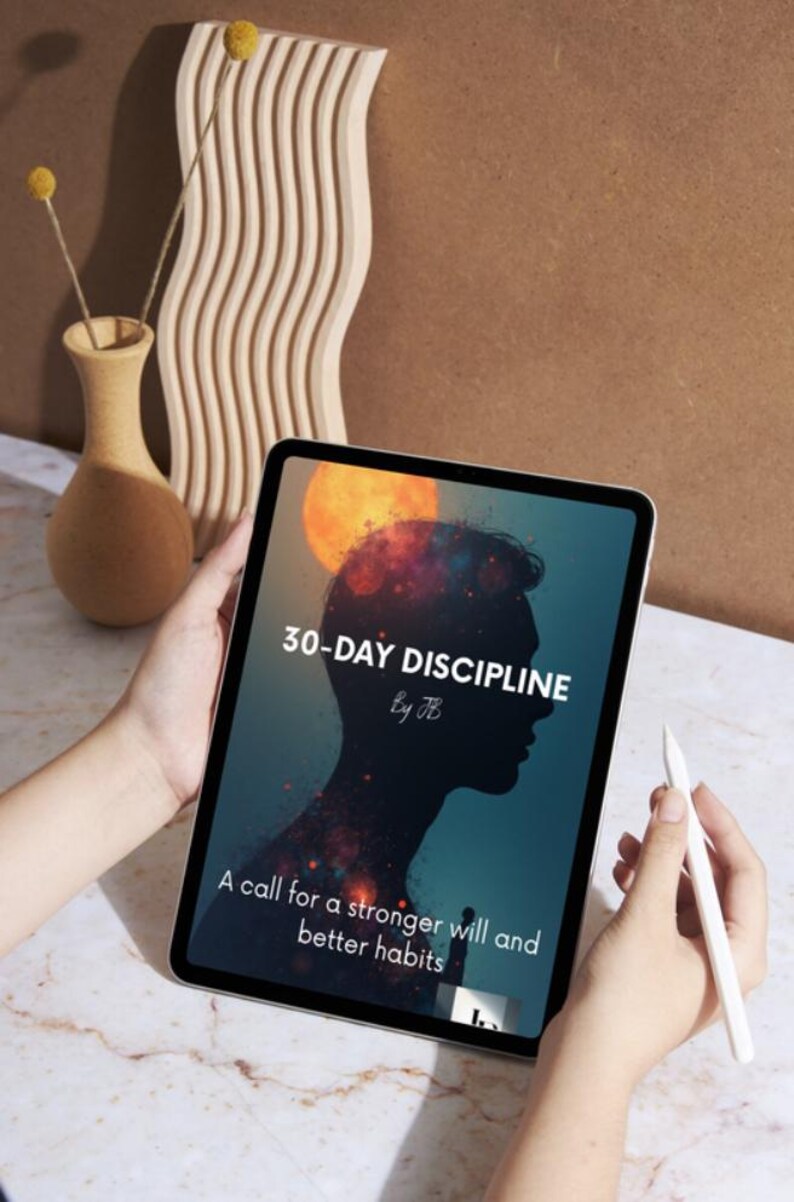 Discipline Planner 30-day Discipline Planner PDF - Digital Download, Productivity, Habit ...