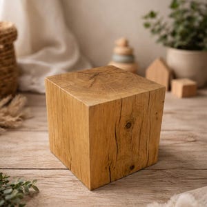 Solid Oak Display Block image 7