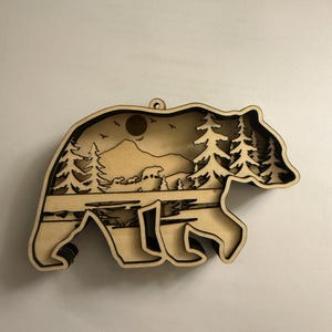 3D Bear Ornament