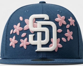 Interlocking SD 3D Puff with Flower  Embroidery Design, Floral Monogram Flower Logo File