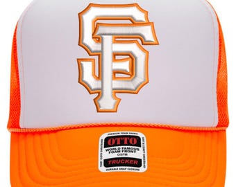 3D Puff SF Embroidery Design, Gothic Monogram Logo, Black Red Raised Stitch (Digital File)