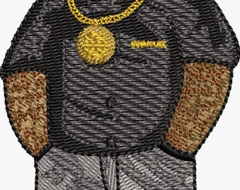 Streetwear Teddy Bear Embroidery Design, Hip Hop Graphic (Digital File)