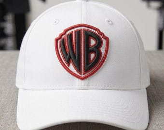 3D Puff WB Shield Monogram Embroidery Design, Bold Cap File (Instant Download)