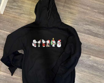 Snoopy Christmas design for printing, Vector Design instant download (Digital file).