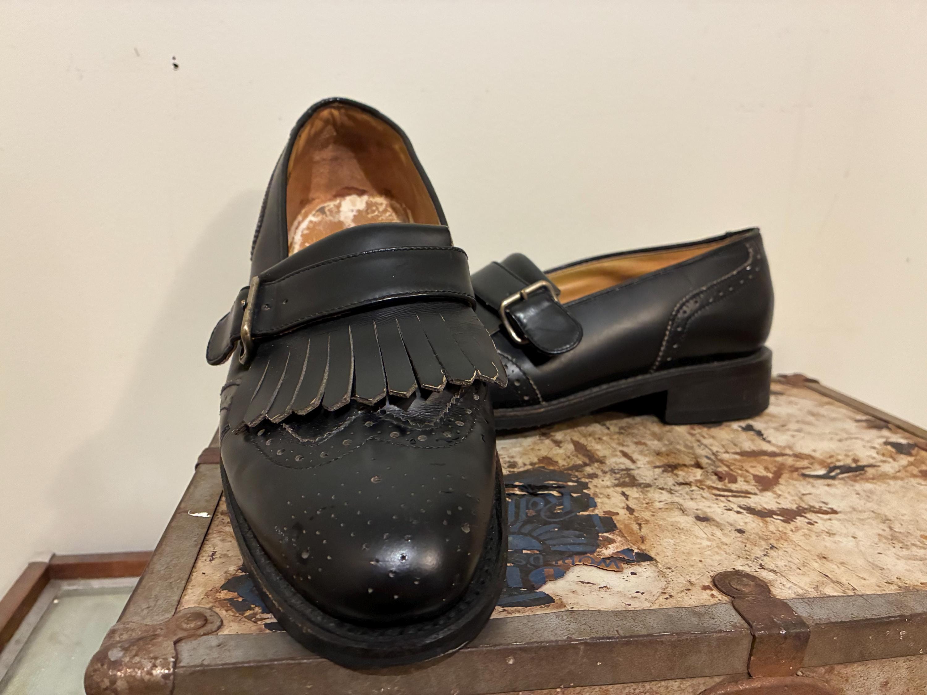 Vintage 1970’s monk strap loafers 8 Monk Strap Shoes 70s - Etsy main image 3