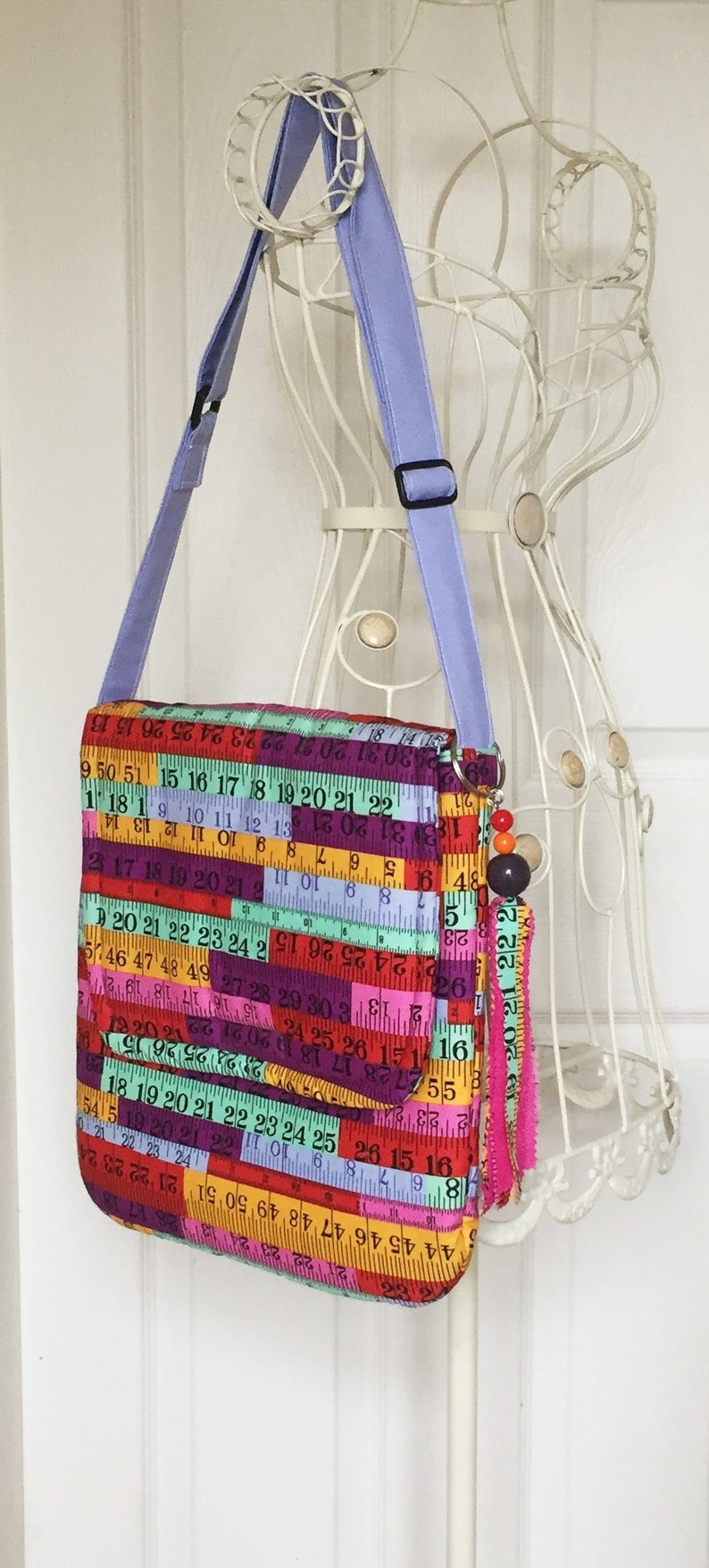 Tape Measure Handbag Tape Measure Bag Tape Measure Purse Etsy